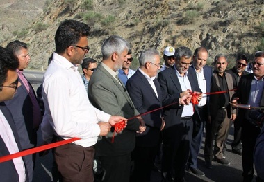 افتتاح باند دوم بزرگراه جیرفت بم با حضور معاون وزیر راه و شهرسازی