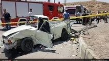 واژگونی وانت پیکان در آزاد راه "قزوین –زنجان ۲کشته برجای گذاشت