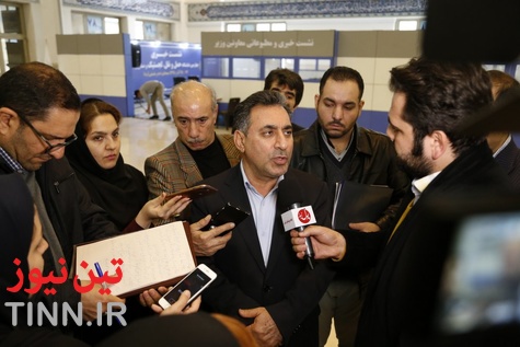  نشست خبری مدیرعامل شرکت ساخت  در نمایشگاه حمل‌و‌نقل