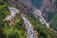 گزارش مرکز مدیریت راه های مازندران: ترافیک در جاده کندوان نیمه سنگین است