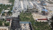 تصاویر هوایی مهران در آستانه اربعین