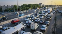 ممنوعیت تردد در محور کرج-چالوس/ترافیک سنگین در ورودی‌ها تهران 