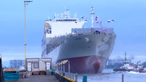 Largest vessel ever built in San Diego launched