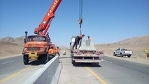 ارتقای ایمنی محورهای مواصلاتی پارسیان با اجرای عملیات راهداری 