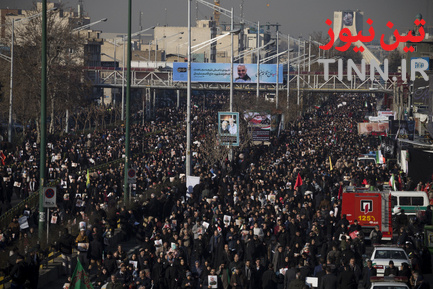 مراسم تشییع پیکر سردار سپهبد شهید حاج قاسم سلیمانی در تهران