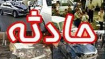 تصادف چهار سواری در آزاد راه نطنز –کاشان