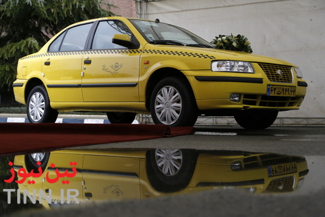 مراسم رونمایی از ناوگان نوسازی شده تاکسیرانی