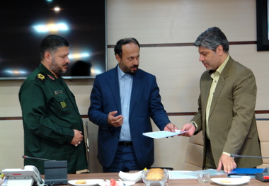 انعقاد تفاهم نامه مشترک بین اداره کل راه و شهرسازی و سپاه جوادالائمه خراسان شمالی