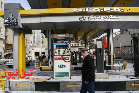تخریب اموال عمومی در خیابان پیروزی تهران