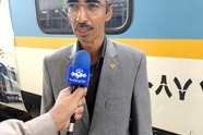 عبور زائران اربعین از ایستگاه راه‌آهن زاهدان