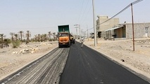 آسفالت معابر ۱۳ روستای جزیره قشم

