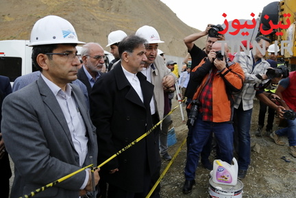 بازدید وزیر راه از آزادراه تهران-شمال