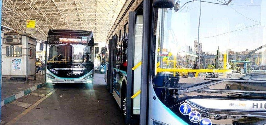 اتوبوسرانی تهران 5میلیون مسافر را در آیین وداع رهبر شهید جا به‌جا کرد 