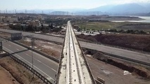 اتمام روسازی طولانی‌ترین پل راه‌آهن قزوین-رشت

