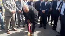 قطعه دوم جاده دره‌ شهر - پلدختر کلنگ‌ زنی شد