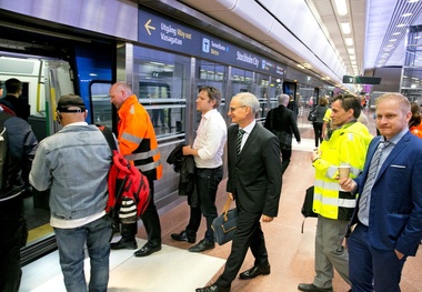 Prime Minister inaugurates Stockholm Citybanan