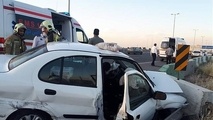 برخورد ۵ دستگاه خودرو در محور قزوین- بوئین زهرا