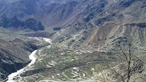 تصویری شگفت انگیز و زیبا از گردنه نمک پیشکوه ذلقی