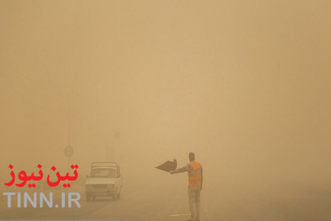 هجوم گرد و غبار به خوزستان 