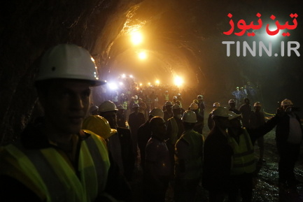 مراسم اتمام عملیات حفاری تونل شرقی البرز