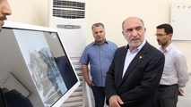 نصب استند لمسی درسالن مسافری ایستگاه راه آهن اهواز
