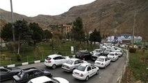 ترافیک نیمه‌سنگین در آزادراه تهران کرج/ باران و مه‌گرفتگی در مازندران