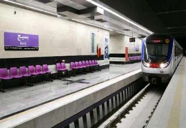 کاهش فاصله حرکت قطارهای خط ۷ مترو تهران در فصل پاییز