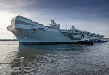 UK’s new aircraft carrier sets sail