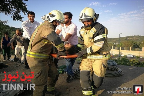 تصادف شدید در اتوبان بابایی 