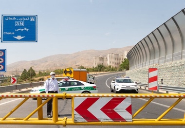 ممنوعیت تردد دو طرفه در آزادراه تهران-شمال و محور چالوس 