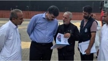 بازدید رئیس سازمان راهداری و حمل ونقل جاده ای از پایانه مرزی ریمدان و بندر شهید بهشتی 