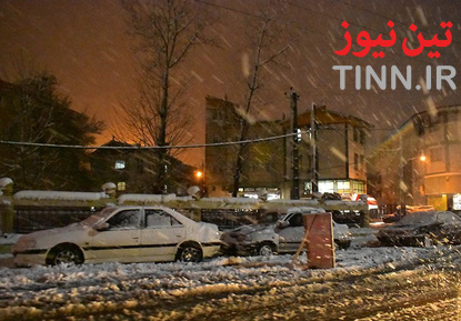 بارش سنگین برف در گیلان
