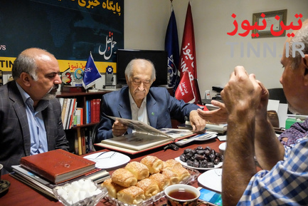حضور مسعود تهرانچی در تحریریه تین‌نیوز