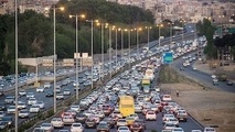ترافیک سنگین در آزادراه های البرز
