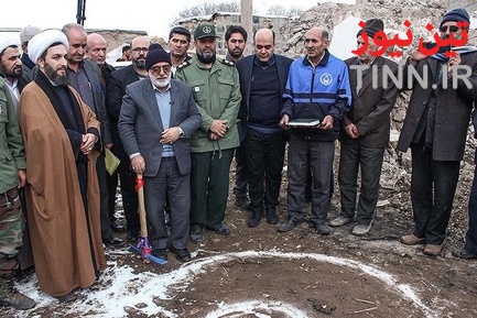 کلنگ احداث نخستین واحد در مناطق زلزله‌زده آذربایجان شرقی