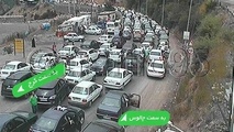 از جاده چالوس تردد نکنید! + فیلم